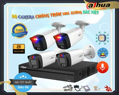 Lắp đặt camera chống trộm nhà xưởng, hệ thống an ninh cho công ty