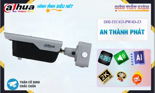 Lắp đặt camera tân phú Camera Dahua DHI-ITC413-PW4D-IZ3