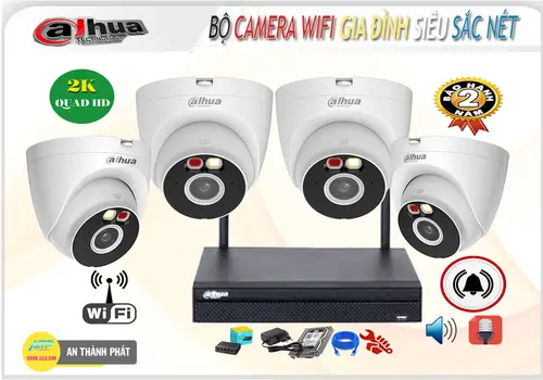Lắp bộ camera wifi chống trộm gia đình tại nhà