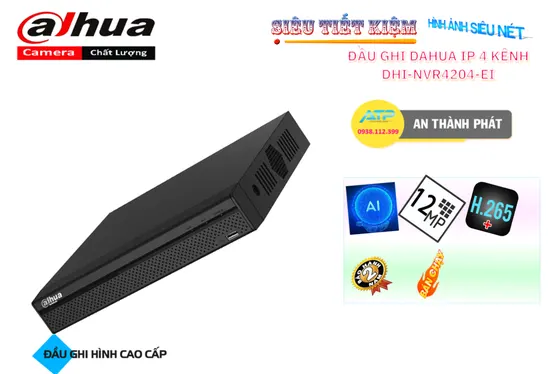 DHI-NVR4204-EI,DHI-NVR4204-EI Tốt nhất,DHI-NVR4204-EI mới,DHI NVR4204 EI,Giá Bán DHI-NVR4204-EI
