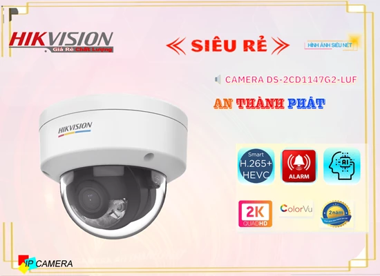 Lắp đặt camera Hikvision DS-2CD1147G2-LUF Sắc Nét