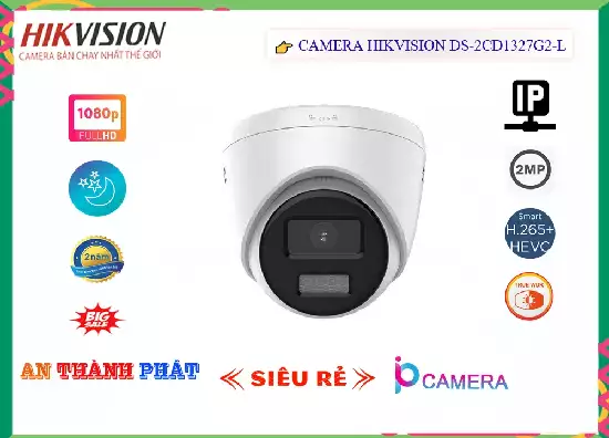 Lắp đặt camera tân phú Camera Hikvision DS-2CD1327G2-L