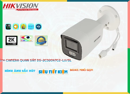 Lắp đặt camera tân phú Camera Hikvision DS-2CD2047G2-LU/SL
