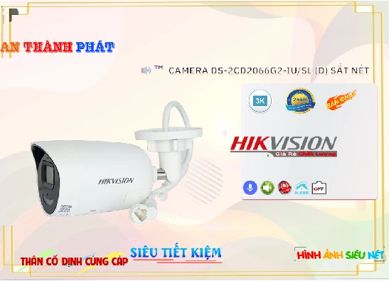 Lắp đặt camera tân phú Camera Hikvision DS-2CD2066G2-IU/SL(D)