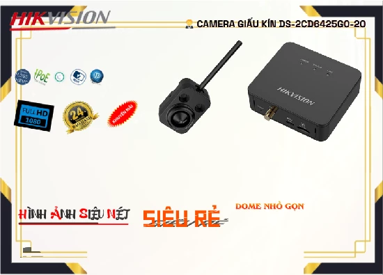 Lắp đặt camera tân phú Camera Ngụy Trang Hikvision DS-2CD6425G0-20