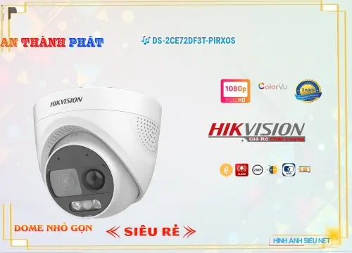 Lắp camera wifi giá rẻ DS-2CE72DF3T-PIRXOS Camera Hikvision Full Color,camera DS-2CE72DF3T-PIRXOS , giá DS-2CE72DF3T-PIRXOS ,lắp camera DS-2CE72DF3T-PIRXOS , phân phối camera DS-2CE72DF3T-PIRXOS 