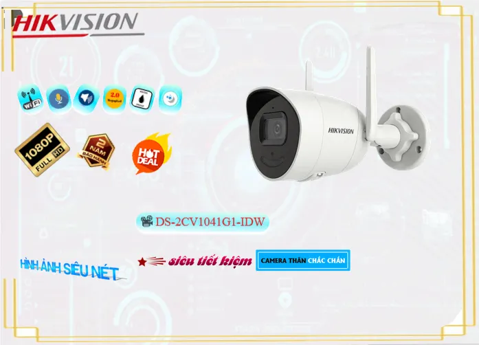Lắp đặt camera Camera IP Wifi Ngoài Trời Hikvision DS-2CV1041G1-IDW