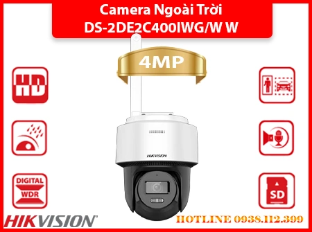 Camera wifi DS-2DE2C400IWG/W(W), camera IP Hikvision DS-2DE2C400IWG/W(W), camera 4MP Hikvision wifi, camera đàm thoại DS-2DE2C400IWG/W(W), camera hồng ngoại Hikvision 4MP, camera quay ban đêm Hikvision DS-2DE2C400IWG/W(W), camera không dây DS-2DE2C400IWG/W(W)