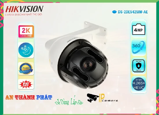 Lắp đặt camera tân phú Camera Hikvision DS-2DE5425IW-AE
