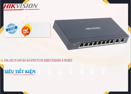 Switch Hikvision DS-3E1510P-EI/M, Switch DS-3E1510P-EI/M, Hikvision DS-3E1510P-EI/M, Switch POE DS-3E1510P-EI/M, DS-3E1510P-EI/M chính hãng
