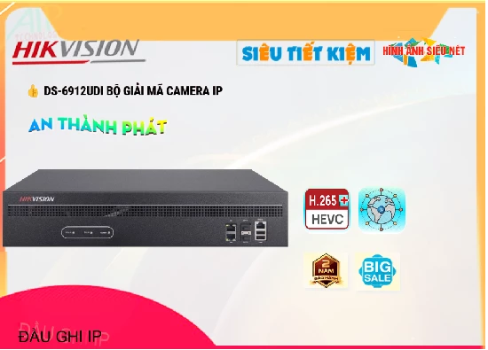 Lắp đặt camera Đầu Ghi Camera Hikvision DS-6912UDI Tiết Kiệm