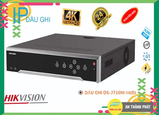 Lắp đặt camera DS-7716NI-I4 (B) Hikvision Chất Lượng