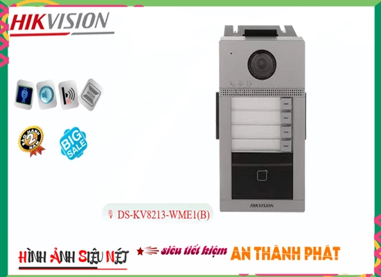 Lắp đặt camera DS-KV8413-WME1(B) Hikvision Màn Hình chuông cửa