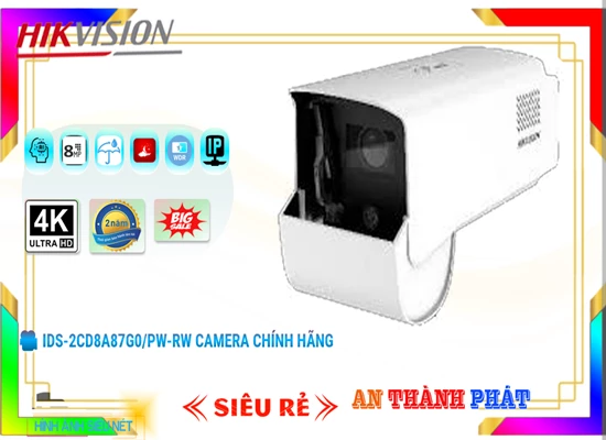 Lắp đặt camera Camera Hikvision IDS-2CD8A87G0/PW-RW Tiết Kiệm