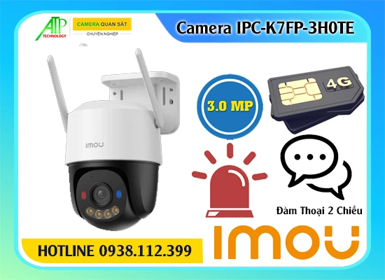 Camera 4G Imou IPC-K7FP-3H0TE,IPC-K7FP-3H0TE Giá Khuyến Mãi,IPC-K7FP-3H0TE Giá Hấp Dẫn,IPC-K7FP-3H0TE Chất lượng nhất,Công ty bán IPC-K7FP-3H0TE 3.0 MP Độ Phân giải Ultra 2k lite ,IPC K7FP 3H0TE,thông số Camera Giá re IPC-K7FP-3H0TE