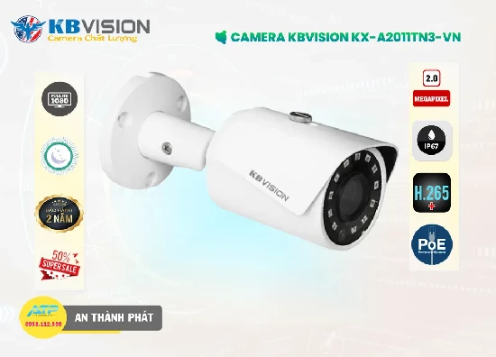 Lắp đặt camera KX-A2011TN3-VN Camera KBvision