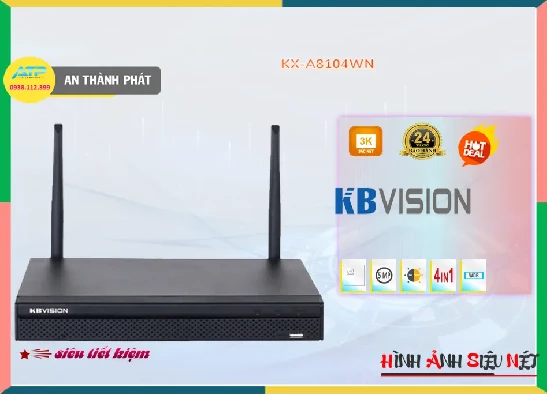Lắp đặt camera KX-A8104WN KBvision Thiết kế Đẹp
