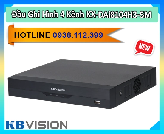 Đầu ghi hình,Đầu ghi hình KX-DAi8104H3-5M,  KX-DAi8104H3-5M ,  KX-DAi8104H3-5M giá rẻ