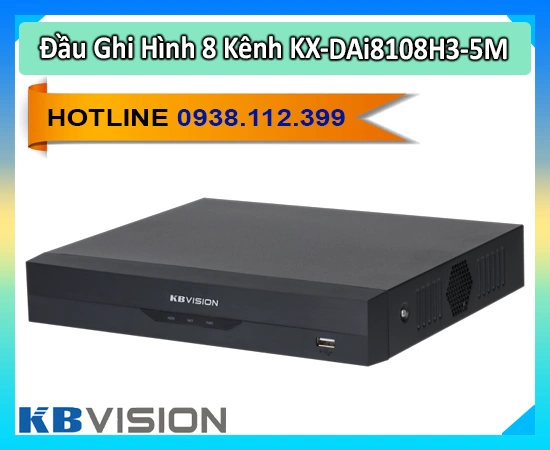 đầu ghi hình , Đầu ghi hình KX-DAi8108H3-5M,KX-DAi8108H3-5M, Đầu ghi hình chất lượng 
