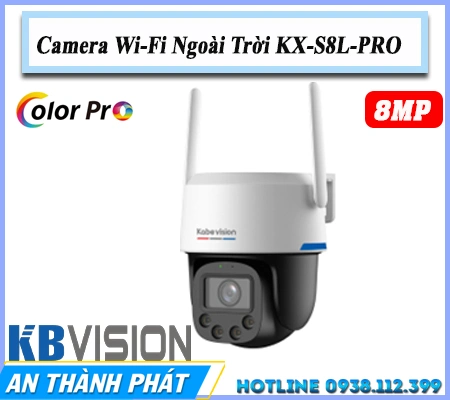 camera wifi ngoài trời KX-S8L-PRO, camera 8MP quay quét KX-S8L-PRO, camera hồng ngoại ban đêm có màu KX-S8L-PRO, camera wifi có còi hú KX-S8L-PRO, camera giám sát ô tô người KX-S8L-PRO, camera có auto tracking KX-S8L-PRO, camera wifi 6 băng tần KX-S8L-PRO