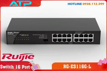 Bộ chia mạng Ruijie RG-ES116G-L, Switch Ruijie RG-ES116G-L, Bộ chia mạng RG-ES116G-L, Switch RG-ES116G-L, RG-ES116G-L, RG-ES116G-L Bộ chia mạng, Ruijie RG-ES116G-L Switch ,