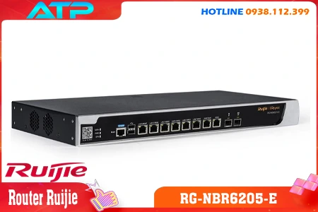 Lắp đặt camera Router Ruijie RG-NBR6205-E 8 Cổng