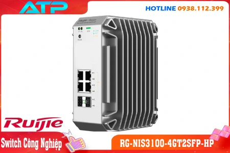 Switch, Switch chính hãng, RG-NIS3100-4GT2SFP-HP, Switch Công nghiệp RG-NIS3100-4GT2SFP-HP, Ruijie RG-NIS3100-4GT2SFP-HP, Bộ chia mạng RG-NIS3100-4GT2SFP-HP, Switch RG-NIS3100-4GT2SFP-HP