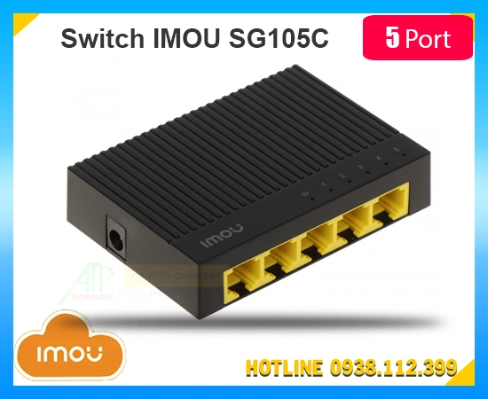 Lắp đặt camera Switch Imou  SG105C 5 cổng Ethernet
