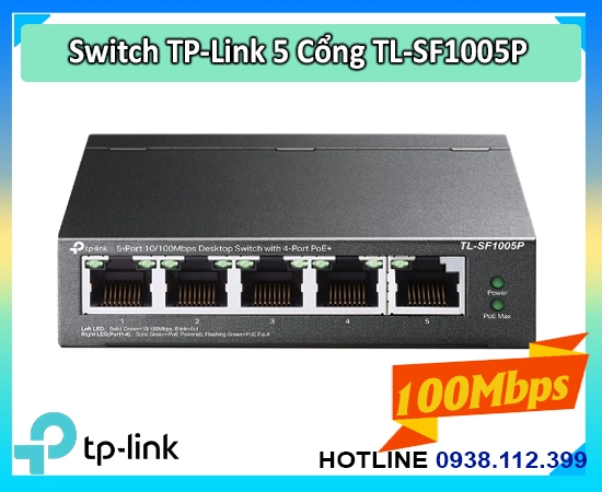 TL-SF1005P, Switch TL-SF1005P, chia mạng TL-SF1005P, bộ chia TL-SF1005P, thông số TL-SF1005P, thông số kỹ thuật TL-SF1005P, thông tin TL-SF1005P, cấu hình TL-SF1005P, mua TL-SF1005P, giá TL-SF1005P, bảo hành TL-SF1005P, switch TPLINK TL-SF1005P, switch TP-LINK TL-SF1005P