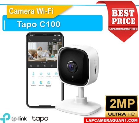 Camera Wifi Không Dây Tapo C100 (2MP), camera quan sát Tapo C100, camera Tapo C100 chính hãng, lắp đặt camera Tapo C100, lắp camera Tapo C100 giá rẻ, camera không dây Tapo C100, camera cube cố định Tapo C100, Tapo C100, C100, camera Tapo C100, 