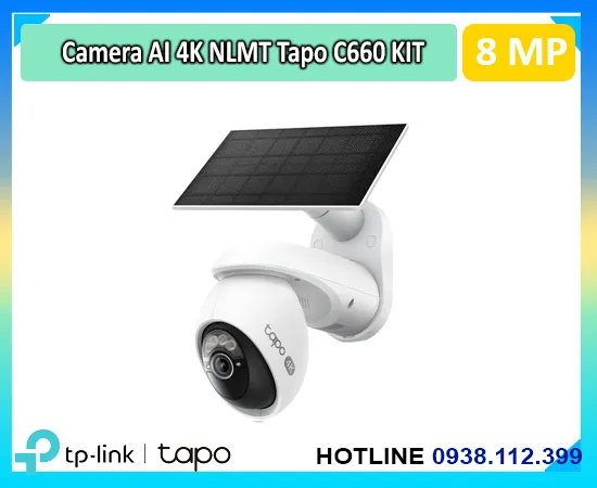 Lắp đặt camera Camera AI 4K NLMT Tapo C660 KIT