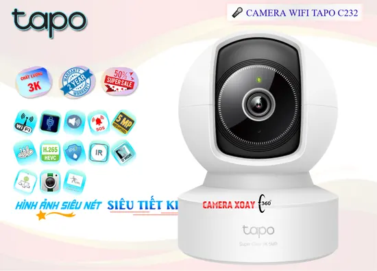 Tapo C232 Giá Khuyến Mãi,Tapo C232 Không Dây,Tapo C232 Chất lượng nhất,Nơi bán Tapo C232,Tapo C232,thông số Tapo C232