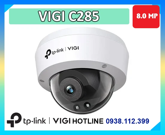 Camera VIGI C285, Camera 8MP VIGI C285, Camera IP VIGI C285, Camera an ninh VIGI C285, Camera 4K VIGI C285, Camera PoE VIGI C285, Camera ngoài trời VIGI C285