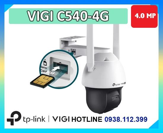 camera 4g ngoài trời VIGI C540-4G, camera quay xoay VIGI C540-4G, camera có màu 24h VIGI C540-4G, camera chống nước VIGI C540-4G, camera xoay 360 độ VIGI C540-4G, camera giám sát thông minh VIGI C540-4G, camera tích hợp sim 4g VIGI C540-4G
