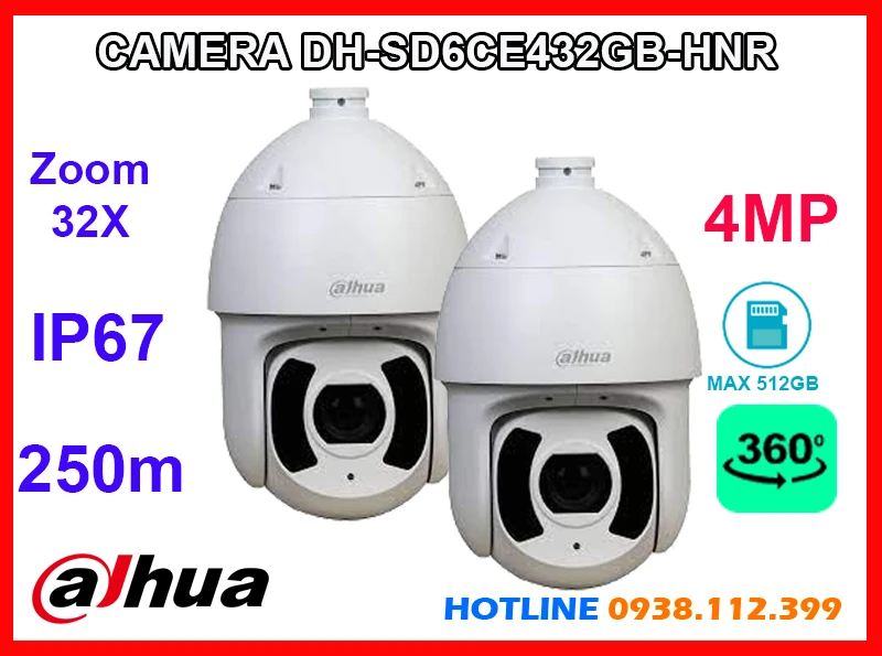 Camera PTZ DH-SD6CE432GB-HNR Dahua, camera quan sát DH-SD6CE432GB-HNR, camera quay xoay DH-SD6CE432GB-HNR, camera zoom 32x DH-SD6CE432GB-HNR, DH-SD6CE432GB-HNR, camera DH-SD6CE432GB-HNR giá rẻ, lắp đặt camera DH-SD6CE432GB-HNR, lắp camera DH-SD6CE432GB-HNR giá rẻ,