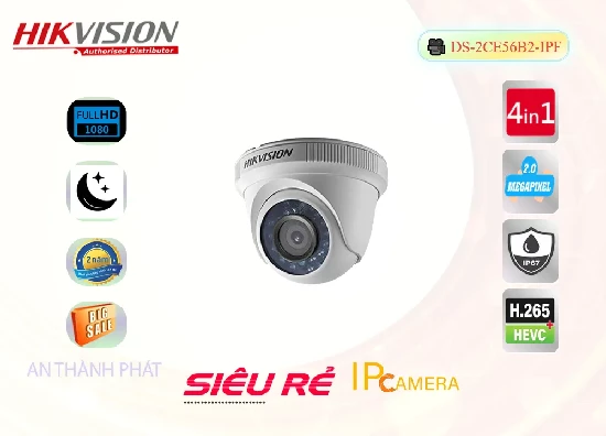 Lắp đặt camera Camera DS-2CE56B2-IPF Hikvision