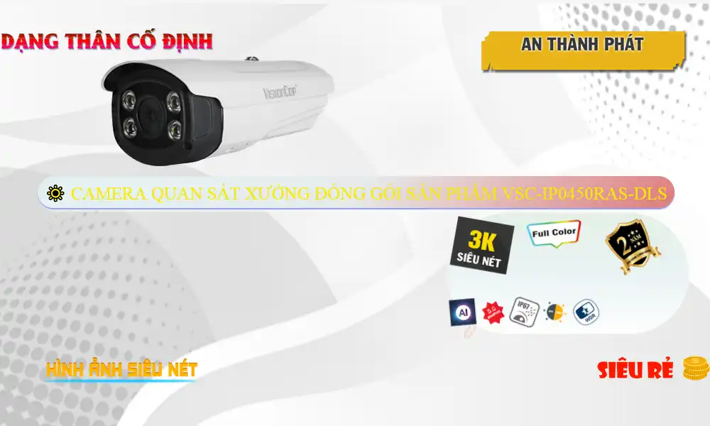 Bộ Camera Quan Sát Xưởng Đóng Gói Sản Phẩm