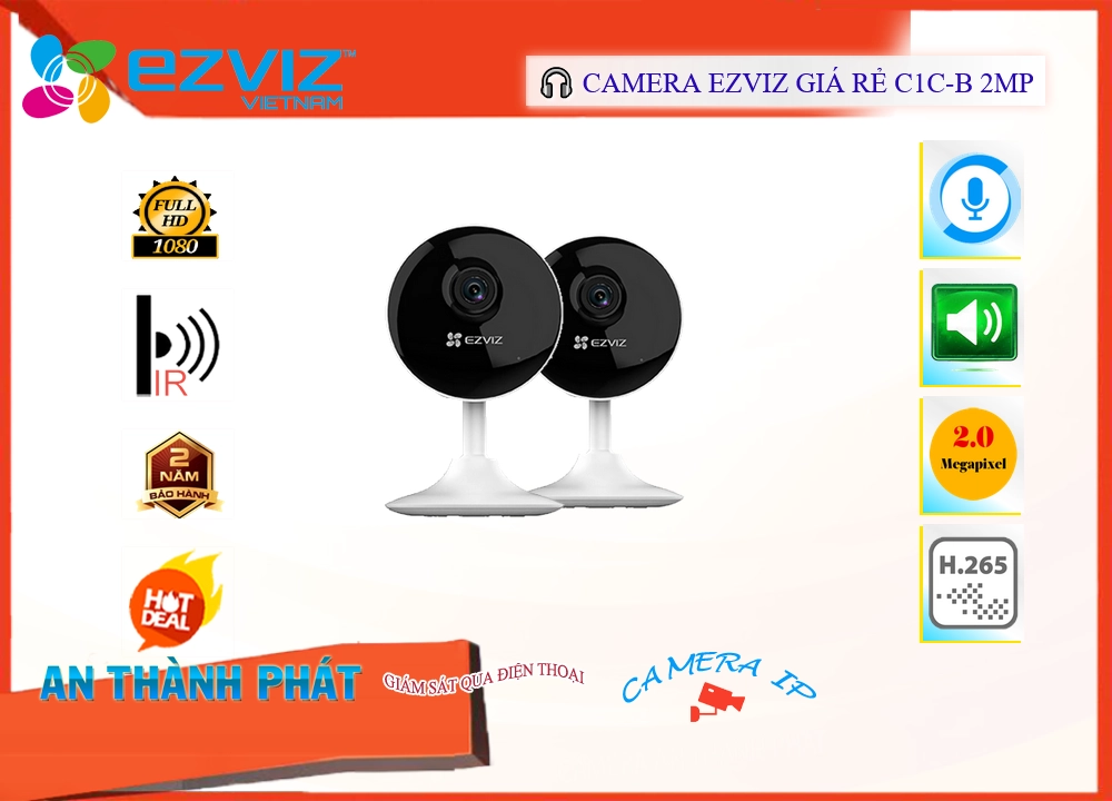Camera C1C-B 2MP Wifi Ezviz