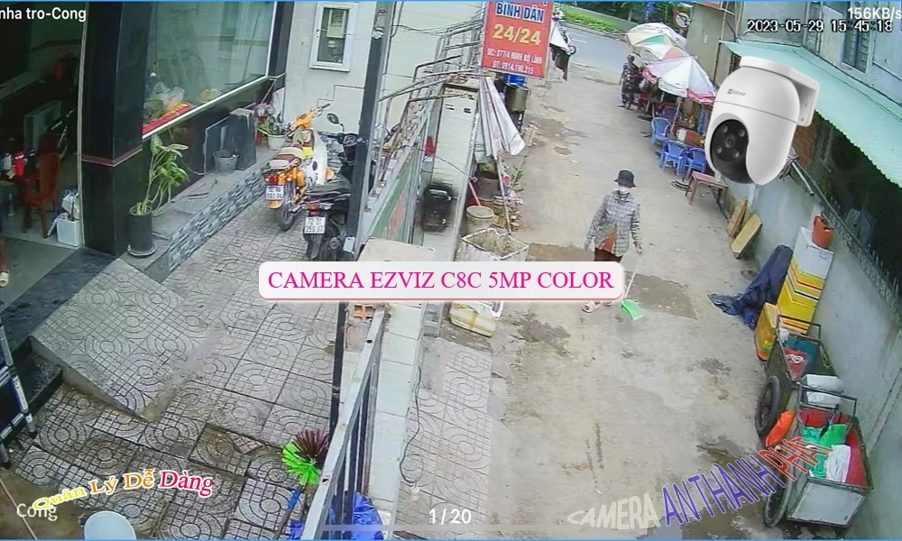 C8C 5MP Color Camera IP Wifi Wifi Ezviz