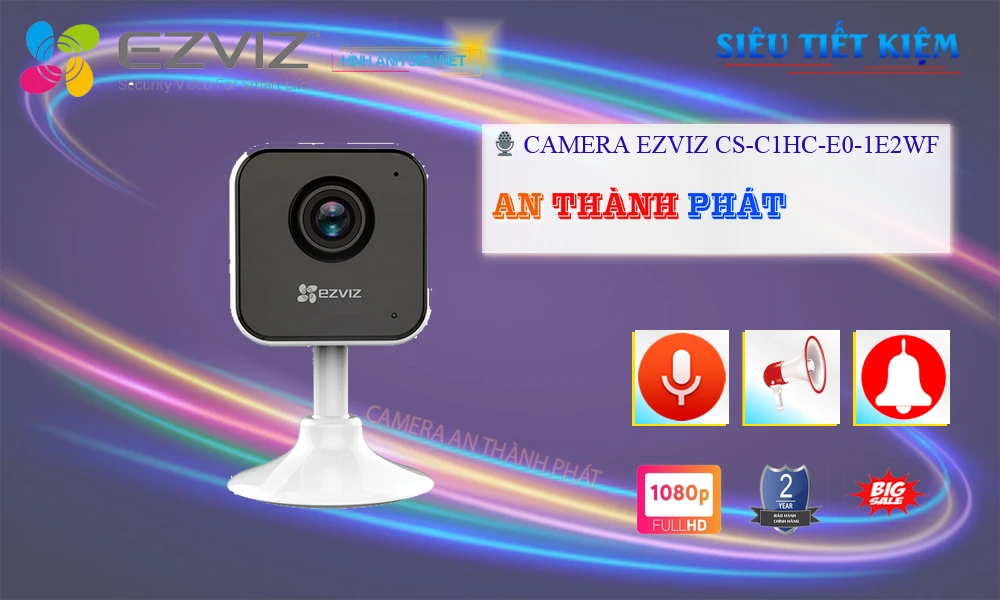 Camera Wifi Ezviz CS-C1HC-E0-1E2WF