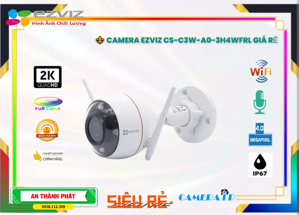 Camera CS-C3W-A0-3H4WFRL Wifi Ezviz