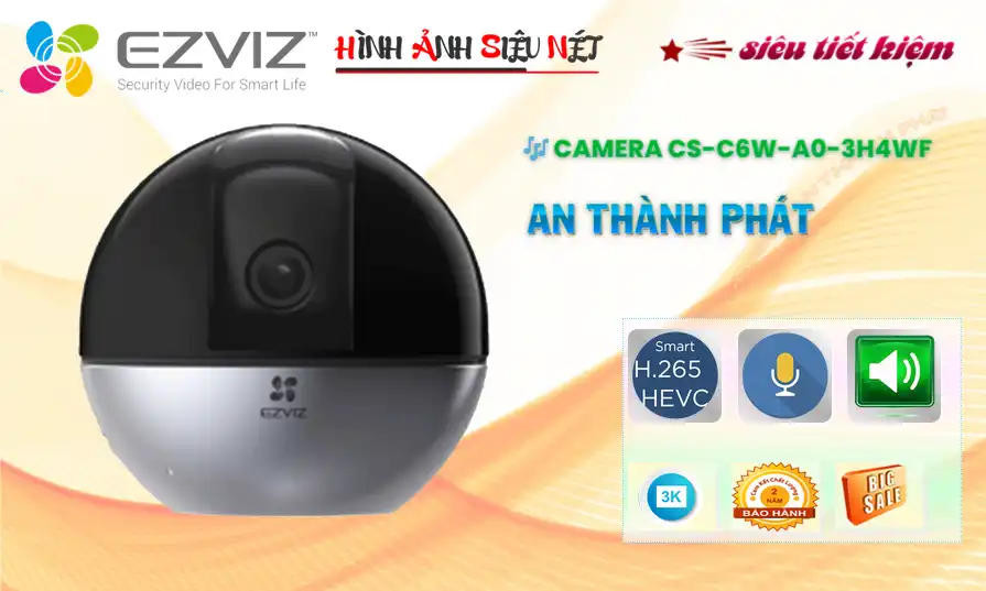 Camera Giá Rẻ Wifi Ezviz CS-C6W-A0-3H4WF (C6W) Giá rẻ