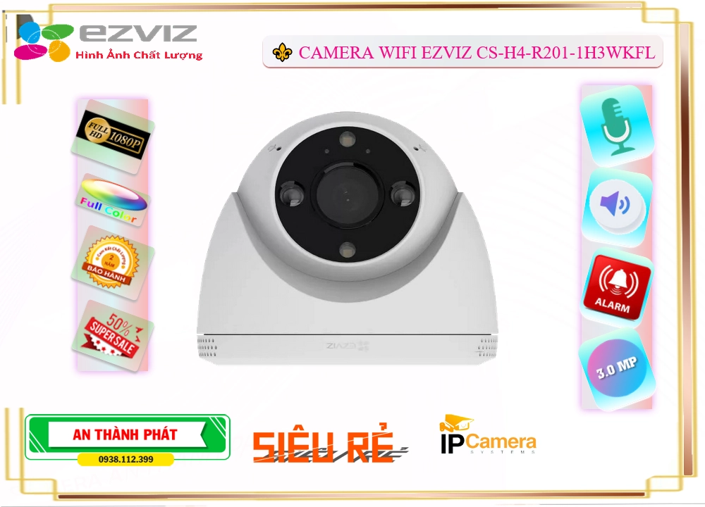 CS-H4-R201-1H3WKFL Camera Wifi Ezviz