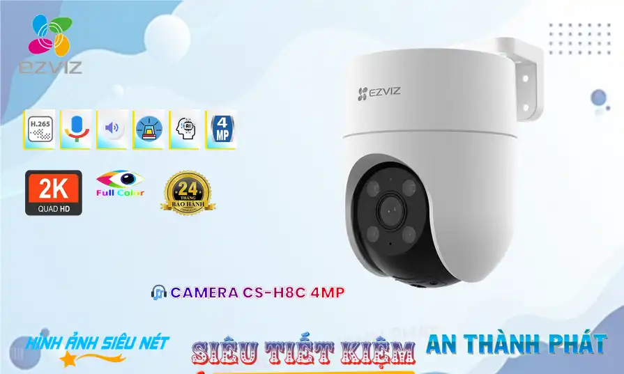 Camera CS-H8C 2K+ 4MP Wifi Ezviz