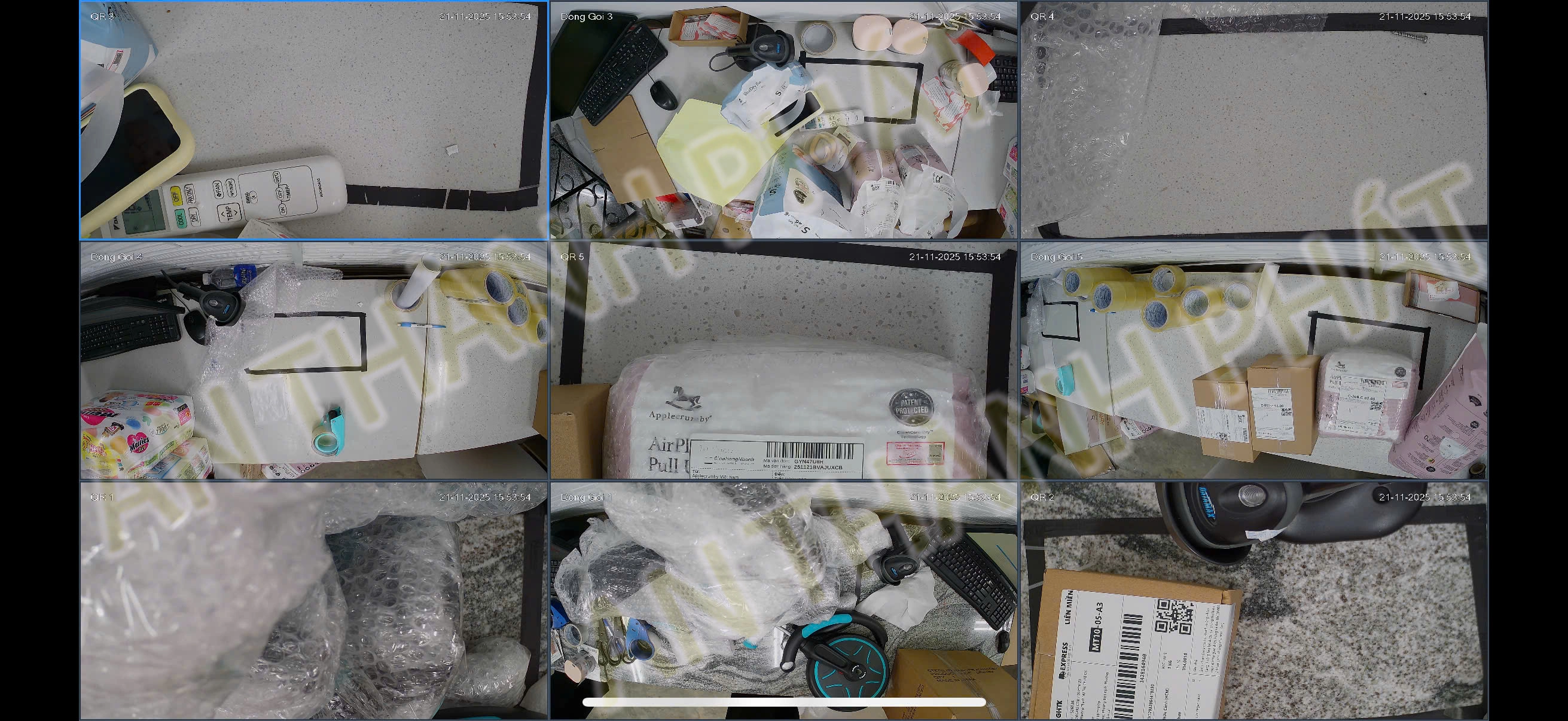 Hệ thống camera quay đóng hàng cận cảnh 