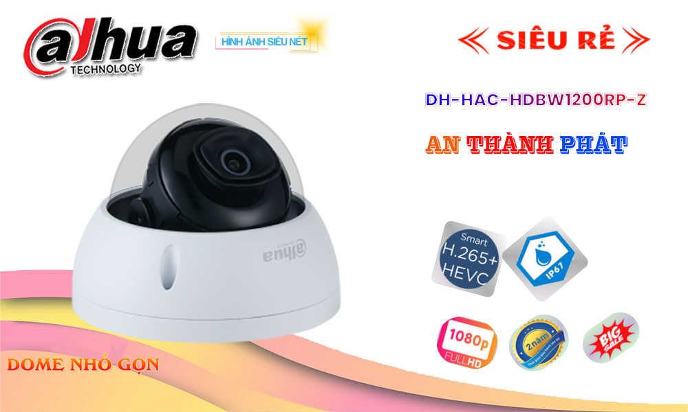 DH-HAC-HDBW1200RP-Z Camera Giá Rẻ Dahua