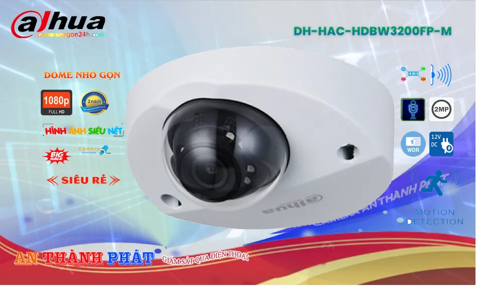 Camera DH-HAC-HDBW3200FP-M Chức Năng Cao Cấp
