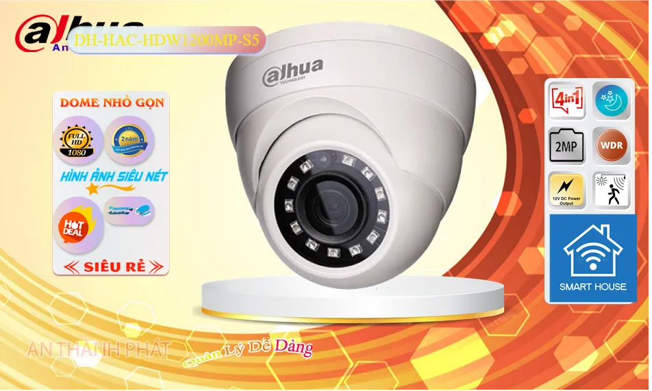 DH-HAC-HDW1200MP-S5 camera Dahua