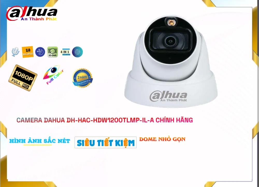 Dahua DH-HAC-HDW1200TLMP-IL-A Sắc Nét