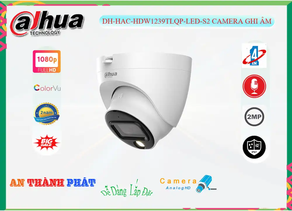 DH-HAC-HDW1239TLQP-LED-S2 Camera Dahua Giá rẻ ✅